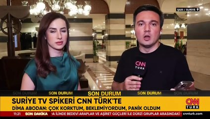 İsrail bombalarken canlı yayında olan Suriye TV spikeri CNN TÜRK'e konuştu