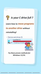 How to Move Programs to Another Hard Drive on Windows 11/10/8/7