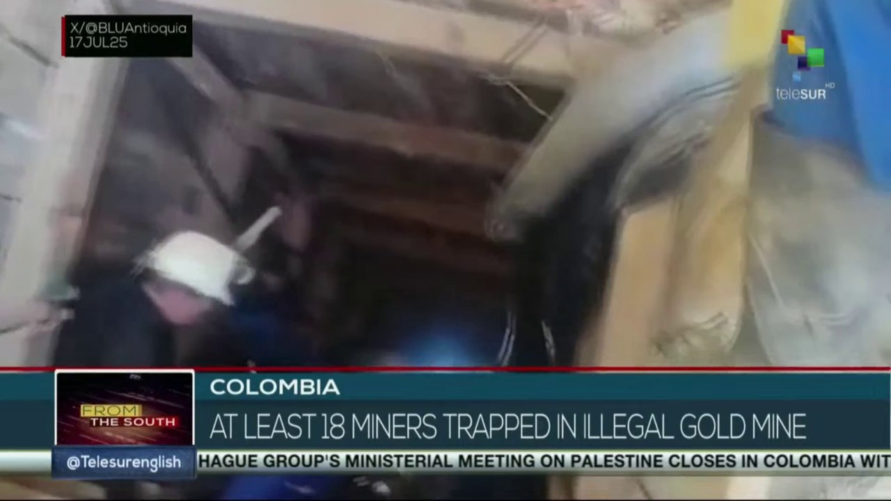 Colombia | At least 18 miners trapped in illegal gold mine
