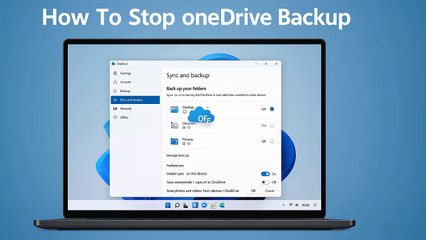 How to Stop and Prevent Auto Backup to OneDrive in Windows 11 / 10 (Easy Guide)