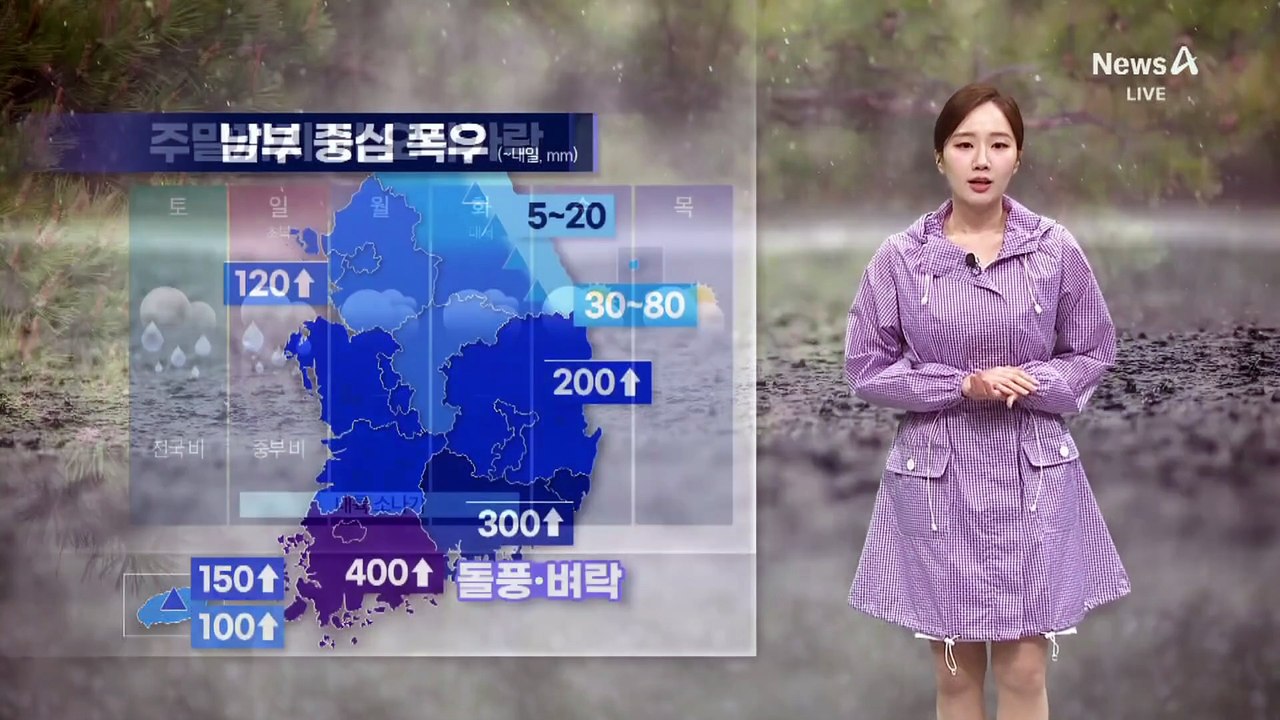 [날씨]밤사이 남부 고비…시간당 80mm 퍼부어