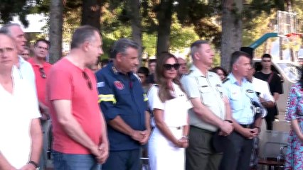 Εγκαίνια στο γήπεδο τένις στην κατασκήνωση "Αγία Αικατερίνη"