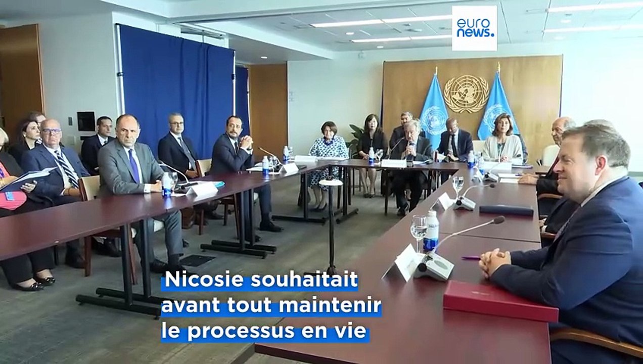 Chypre : pas de progrès mais pas d'impasse dans les pourparlers informels à cinq
