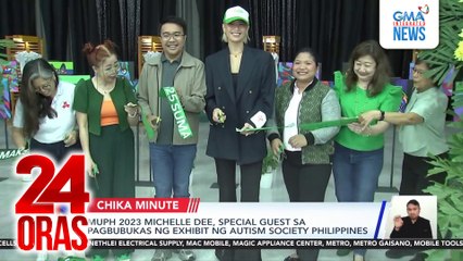 MUPH 2023 Michelle Dee, special guest sa pagbubukas ng exhibit ng Autism Society Philippines | 24 Oras