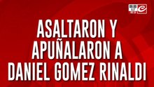 Asaltaron y apuñalaron a Daniel Gómez Rinaldi en pleno centro porteño