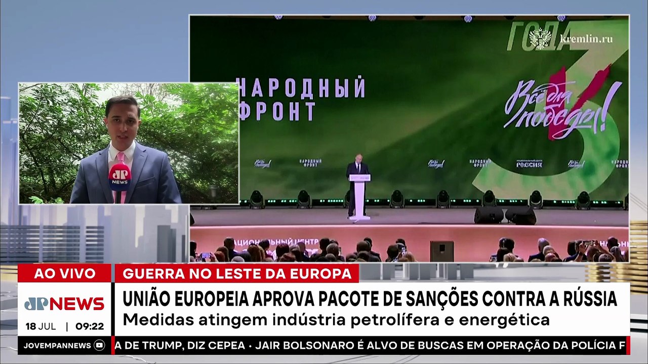 União Europeia aprova pacote de sanções contra a Rússia