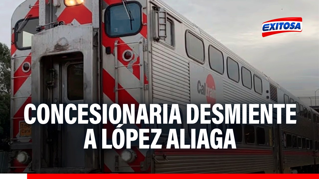 Concesionaria desmiente a López Aliaga: Trenes...