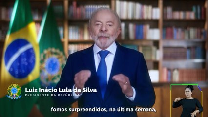 Em pronunciamento, Lula diz que tarifaço é "chantagem inaceitável"