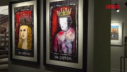 Londra, galleria d'arte espone i quadri di Johnny Depp