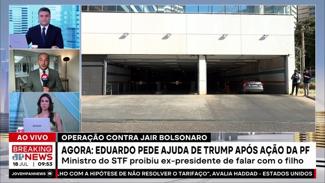 Eduardo Bolsonaro reage à operação contra Jair Bolsonaro e marca Trump; Ghani e Deysi analisam