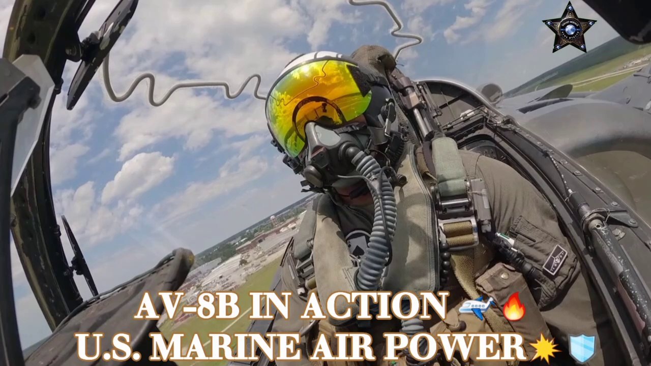 ✩ AV-8B Harrier II in Action ✦ U.S. Marines Flight Ops Before F-35B Upgrade ✈️