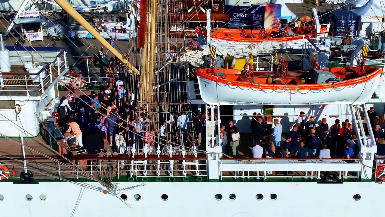Voiles de Légende vues du ciel