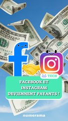 Instagram et Facebook deviennent PAYANTS ?!