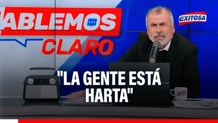 Nicolás Lúcar: La gente está harta de políticos que no resuelven los problemas