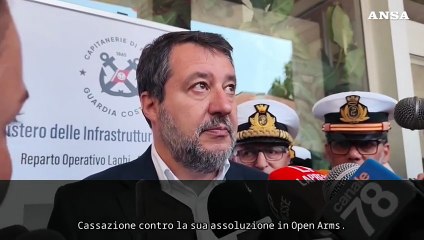 Salvini: "Su Open Arms c'e' chi non si rassegna, andiamo avanti"