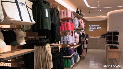 Milano, apre il primo store in Italia del brand sportivo lululemon
