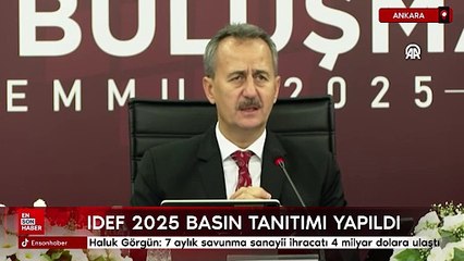 Haluk Görgün: 7 aylık savunma sanayii ihracatı 4 milyar dolara ulaştı