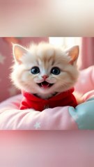 "She Peeked Out Just to Say… Peek-a-BOOO! 😻🎀"