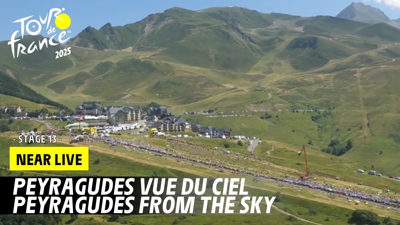 Peyragudes from the sky - Stage 13 - Tour de France 2025