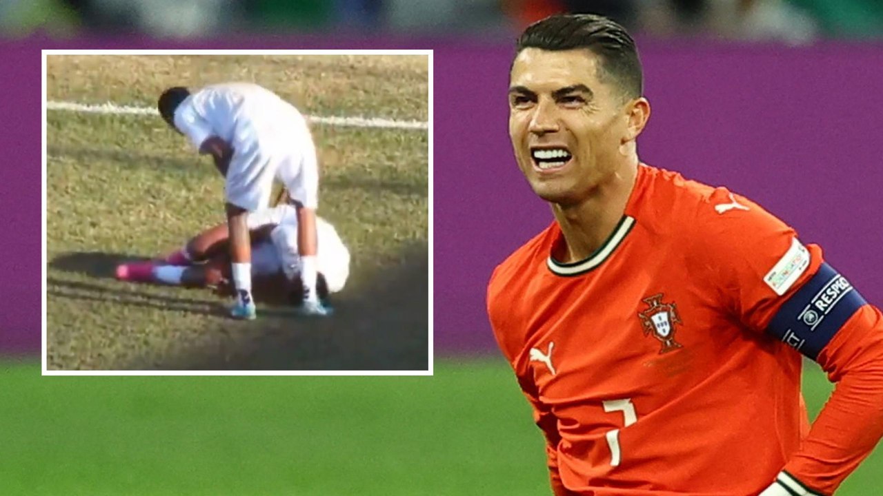 (VIDEO) La terrorífica lesión de un jugador tras celebrar como Cristiano Ronaldo Descripción