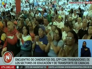 Trabajadores de Caracas expresaron su firme apoyo ante la gran gestión de la alcaldesa Carmen Meléndez