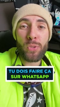 Tu dois faire ça sur Whatsapp 📱#astuce #WhatsApp #iphone #android