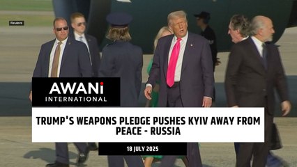 Trump's weapons pledge pushes Kyiv away from peace - Russia
