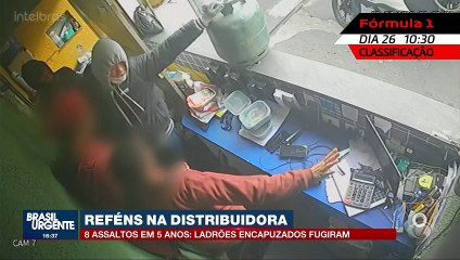 Reféns na distribuidora de gás