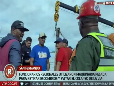 Apure I Autoridades realizan inspección en las zonas afectadas por las lluvias en San Fernando