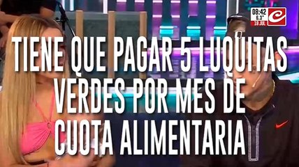 La justicia resolvió que L-Gante pague 5000 dólares por mes para los gastos de su hija