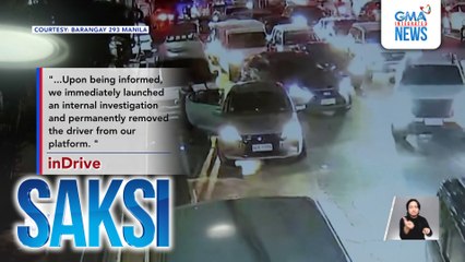InDrive, inalis na ang driver nila na nanutok ng kutsilyo sa pasahero | Saksi