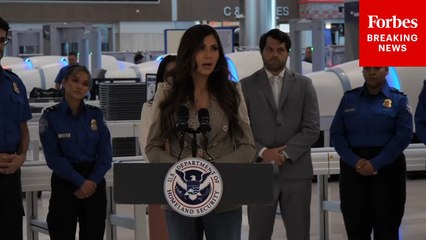 Kristi Noem Highlights TSA Reforms At Airport In Nashville, Tennessee