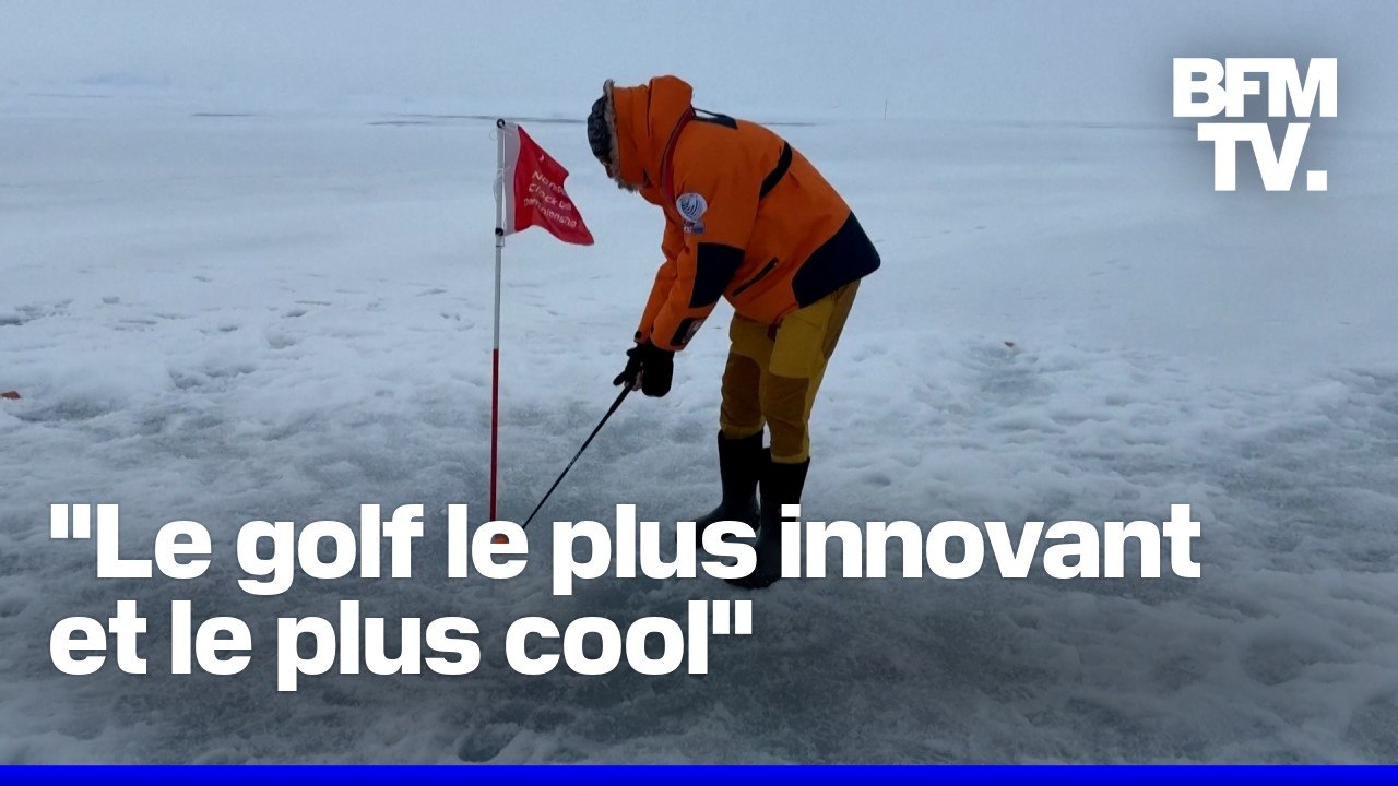 Le pôle Nord a accueilli un championnat de golf insolite
