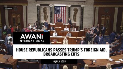House Republicans passes Trump’s foreign aid, broadcasting cuts