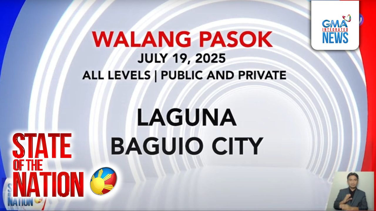 Class suspensions dahil sa Bagyong Bising | SONA
