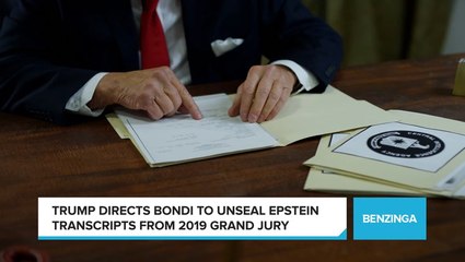Trump Directs Bondi To Unseal Epstein Transcripts From 2019 Grand Jury