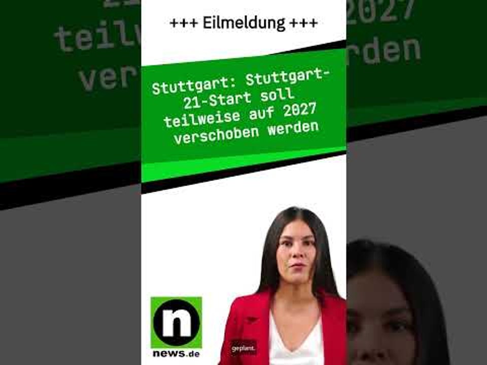 Stuttgart-21-Start soll teilweise auf 2027 verschoben werden