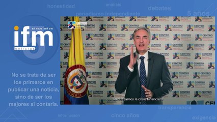 Representante  del Centro Democrático Christian Garcés, replica y acusa a Gustavo Petro de generar la crisis de la salud