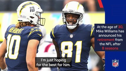 Chargers gutted by 'heartbreaking' Williams retirement