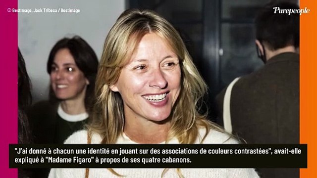 Sarah Poniatowski : Cabanes colorées et esprit bohème… visite du refuge de l'ex-femme de Marc Lavoine au Cap-Ferret !