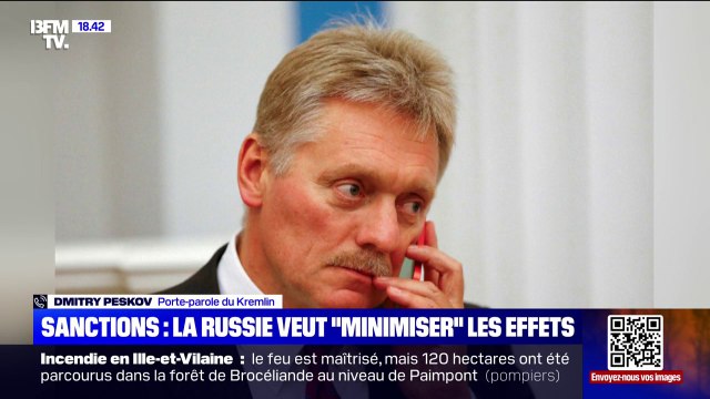 Guerre en Ukraine: la Russie veut minimiser les conséquences des nouvelles sanctions européennes