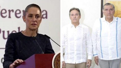 Claudia Sheinbaum exige a Adán Augusto dar su versión tras ser señalado por supuesto vínculo con crimen organizado