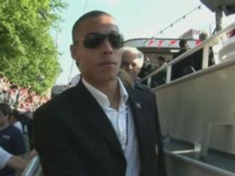 Accueil à Liège des Joueurs du Standard