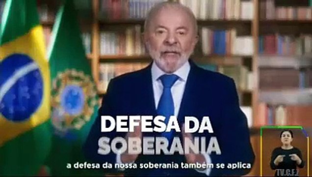 PRONUCAMENTO DE LUIZ INACIO LULA DA SILVA 17/07/2025