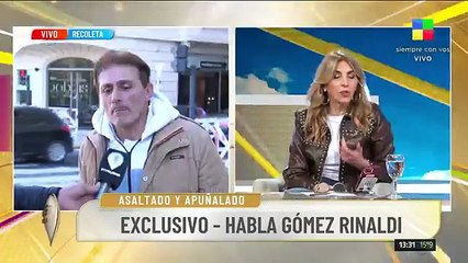 Daniel Gómez Rinaldi relató el pánico que sintió cuando lo apuñalaron y reconoció el error que cometió