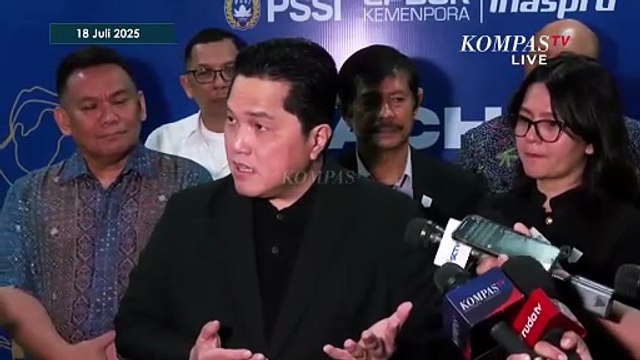 Erick Thohir Beberkan Isi Chat ke Pemain Timnas Indonesia usai Drawing Kualifikasi Piala Dunia