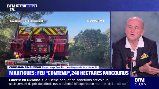 Story 6 : Martigues, le feu continu mais pas fixé - 18/07