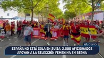 España no está sola en Suiza: 2.500 aficionados apoyan a la selección femenina en Berna