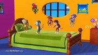 Five Little Monkeys Jumping on the bed - 3D Animation English Nursery rhyme for children