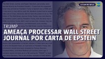 Trump ameaça processar Wall Street Journal por carta de Epstein